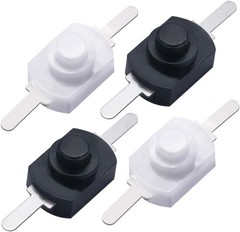 50pcs Self Lock Micro Push Button Switch DC 30V 1A SMD Flashlight Lamp Wall