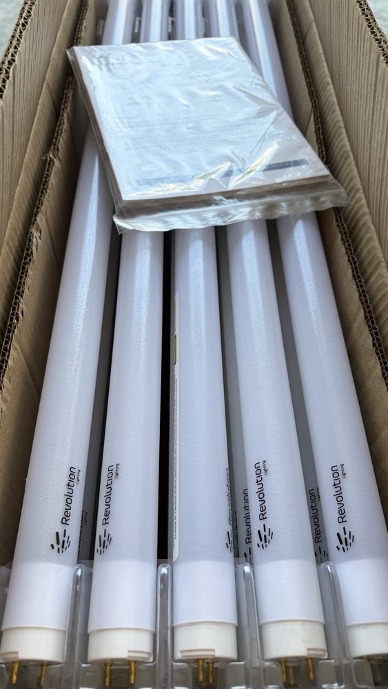 25 Pack LED T8 Tube LED Lights 4ft Ballast Ready 12w 4000K Frosted