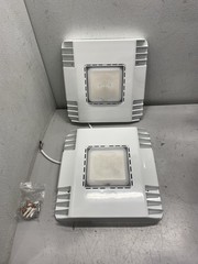 NUWATT 150W Waterproof LED Canopy Lights NW-CP-150W-2CT-WH-2P 2 Pack
