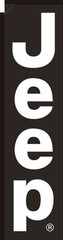 JEEP Dealership 12ft Advertising Rectangle Banner Flag [FLAG ONLY]