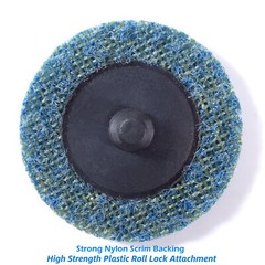 50 Pcs 2” Surface Conditioning Discs,Fine Roll Lock Quick Change Sanding Discs
