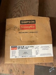 Simpson Strong-Tie CS16-R Coiled Strap 25ft. (7.6m), 16 Gauge