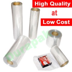 18″ 500 Ft Shrink Wrap Film Central Fold 75 Gauge PVC Heat Shrinking Packaging
