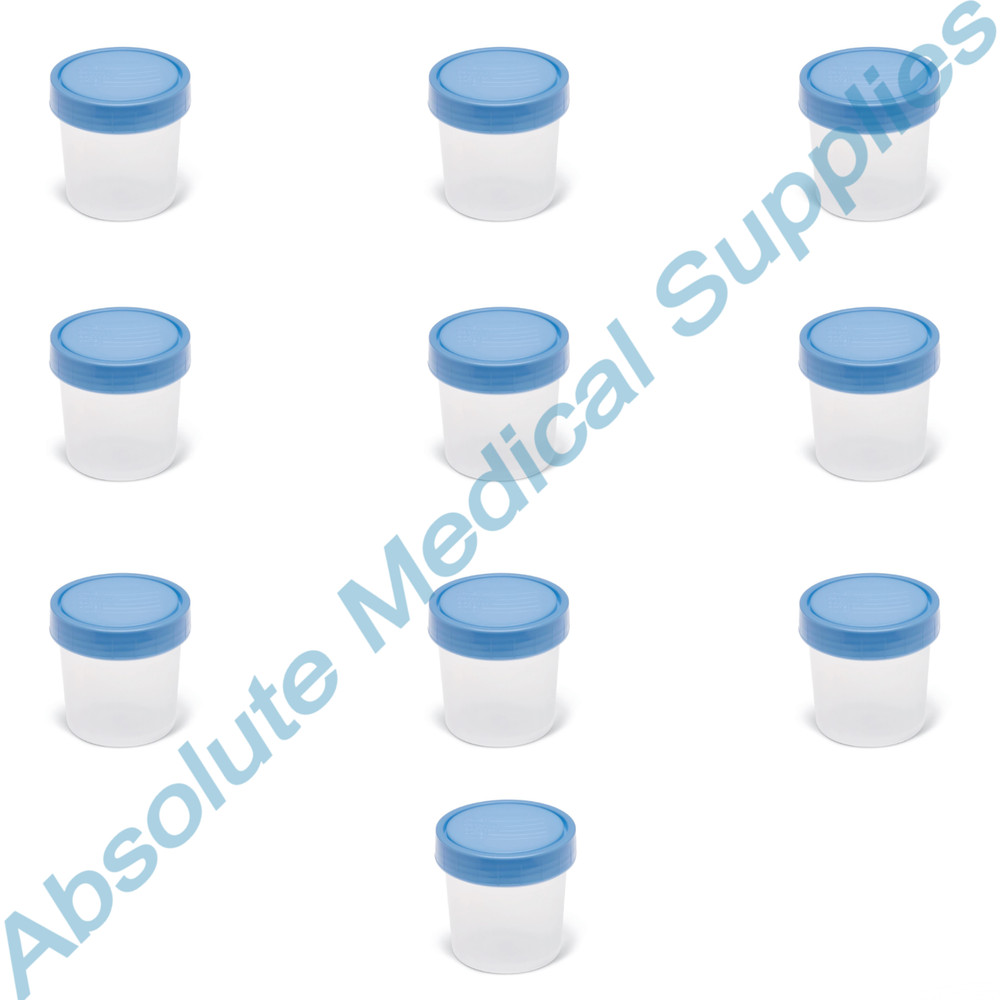 *10-Pack* Medline Specimen Container With Lid 4oz DYND30331