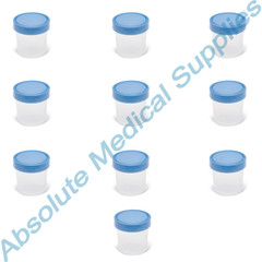 *10-Pack* Medline Specimen Container With Lid 4oz DYND30331