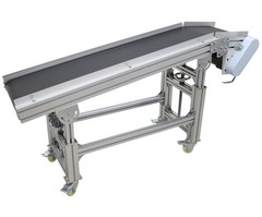 110V 59″×11.8″ Electric Plane Ramp Conveyor Transpotation Machine 66-88Lbs Load