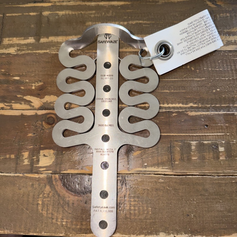 SafeWaze FrogLink Permanent/Temporary Roof Anchor (model 019‑4006)
