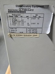 Older Revco Benchtop Freezer ULT 185-5-A12 115 V