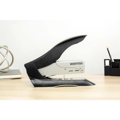 Bostitch inHANCE+100 Heavy Duty Stapler, 100 Sheets, Two-Finger, Spring-Powered