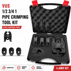 For milwaukee M12 press jaws 2473 Universal Crimping Jaw Ring Set 1/2 3/4 1″