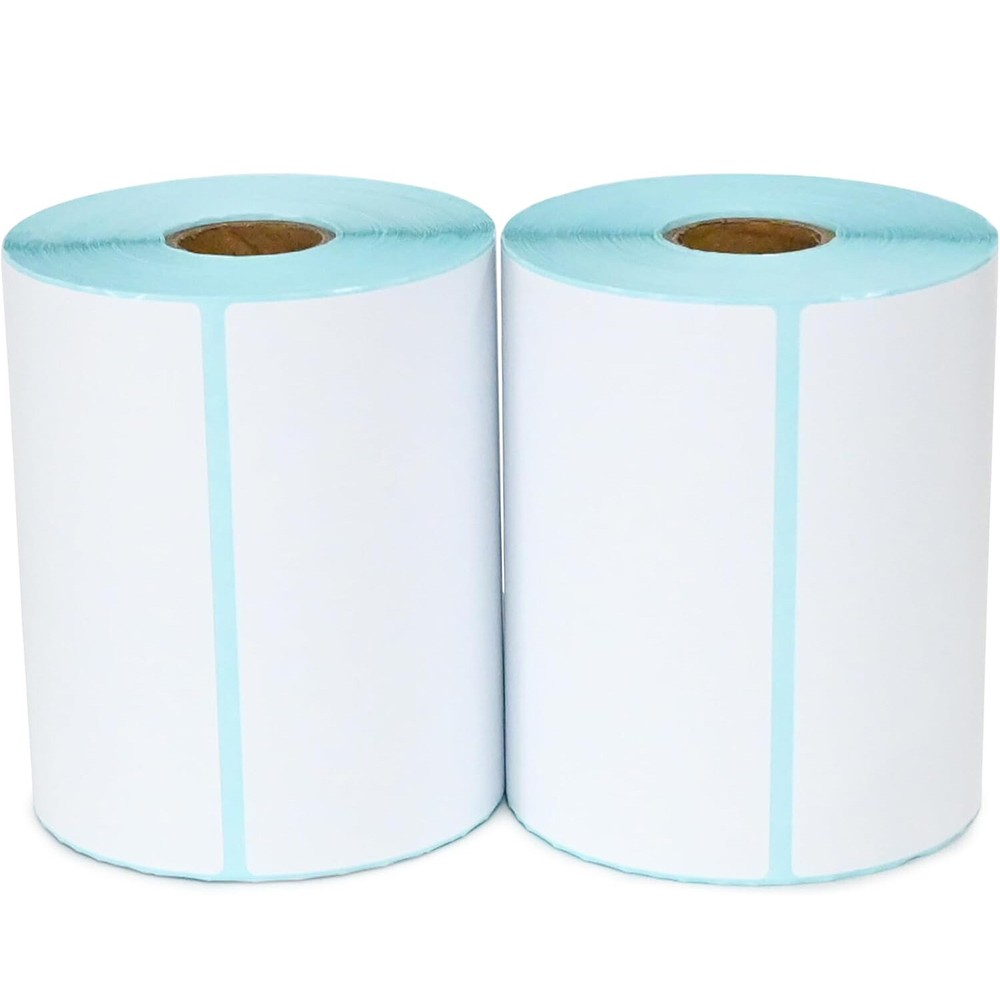 2 Rolls 4″ x 6″ Direct Thermal Shipping Labels 250 Labels/Roll for Zebra & Rollo