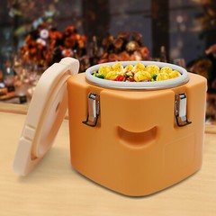 2.5 Gal Insulated Soup Container Commercial Food Warmer Food Warmer & Cover