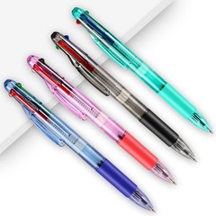 120 Pieces Basic MultiColor Pen in One 4-Color Retractable Ballpoint Pens 0.7…