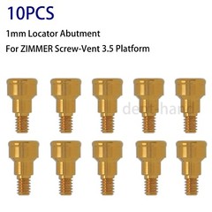 US Dental Zimmer PA Dia=3.5mm Abutments 1-5mm Implant Retention Caps Remove Tool
