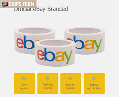 1 Rolls eBay Branded Logo BOPP Shipping Tape | 100yards x 2″ New Sealed