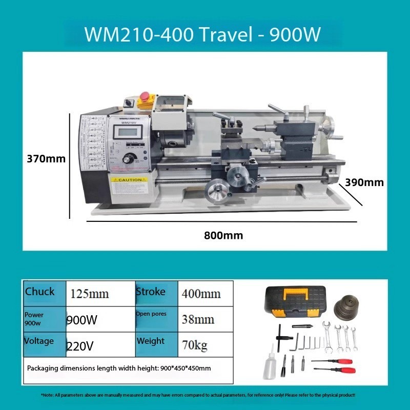 WM210V Lathe High-Precision Imported Compact Lathe Multi-Functional Lathe
