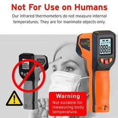 NJTY T600 Infrared Thermometer Laser Temperature Gun For Cooking Pizza Oven Gril
