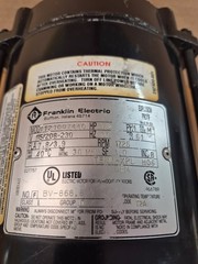 Franklin Electric 1/3HP Explosion proof motor 115v/230v 1725 RPM