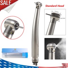 10pcs Dental Fiber Optic LED E-generator High Speed Handpiece 3 Spray 4 Hole st