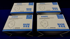 80 Pcs KN95 Face Mask Respirator Mouth Nose Cover 95% Protective 5-Layer / WHITE