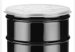 55 Gallon Drum Barrel Lid Snap-On Clear Flexible Cover Plastic Tight Head NEW