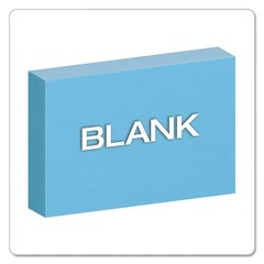 Oxford 7420BLU 4″ x 6″ Unruled Index Cards – Blue (100/PK) New
