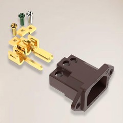 Gold Plated HiFi Power Inlet AC 250V 10A IEC C14 Plug