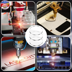 Copkim 10 Pcs 14 mm Laser Protective Lenses 14mm, as picture shown