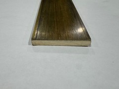 1/4″ x 2″ C360 Brass Flat Bar x 12″ Long, Half Hard, Free Cutting, Mill Stock