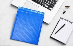 500 #0 6×10 Blue Poly Bubble Padded Envelopes Mailers Shipping Case 6″x10″