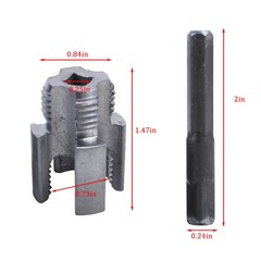 2pcs Integrated Internal & External Pipe Threading-Tool,PVC Pipe Threader Kit