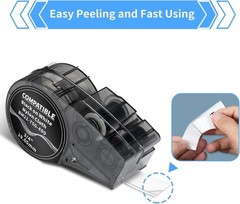 12x Compatible Label Tape Replacememt for M21-750-499 Cartridge with Ribbon 3/4