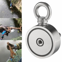 90-800LBS Fishing Magnet Kit Strong Neodymium Pull Force Treasure Hunt