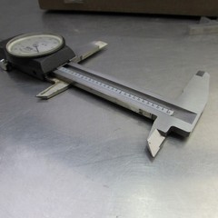TESA 0-6″ Inside/Outside Dial Caliper 05.20001 Swiss Made .001″ Grad Stainless