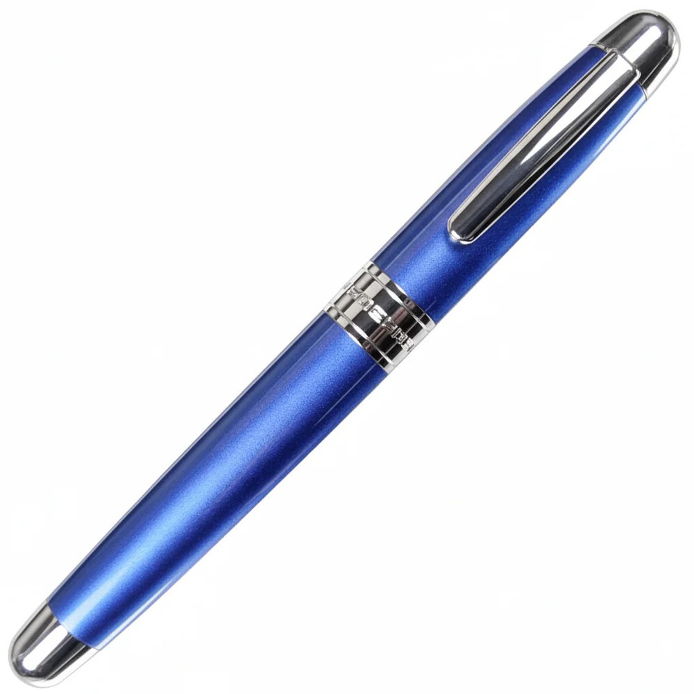 NEW! Sherpa Pen Classic Contemporary Silver Sapphire Pen/Sharpie Marker Cover