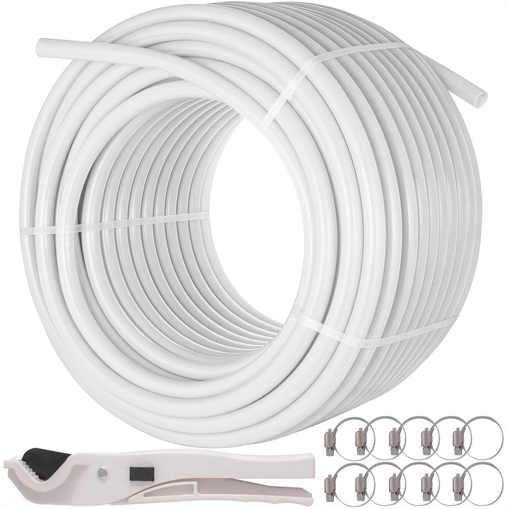 300ft 3/4in White Non-Barrier PEX-B Tubing Rated for Radiant Heating