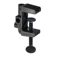 0.51″ Hole Dia. Plastic Universal C-Clamp Table Lamp Mic Arm Desk Clamp