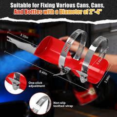 Spray Paint Can Shaker for Reciprocating Saw, Double Clamp Designs for Better Sl