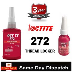 thread lock tite 272 10ml 50ml 250ml general purpose, medium to high ing