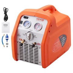 Portable 3/4 HP Refrigerant Recovery Machine Self-Cleaning Auto AC 120V 60Hz