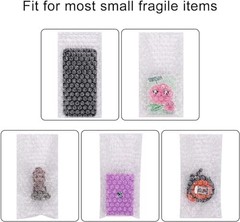 200 Pack 4×8 Clear Bubble Pouches Cushioning Bags for Mailing Shipping Packaging