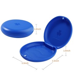 2 Pack s,Solid Orthodontic s Blue