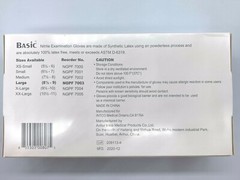 Synguard Nitrile Exam Gloves Powder-Free Blue large (1x 100/Bx)