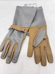 Project Source Leather Palm Pruning Long Gloves, Size L/XL Breathable Dry Grip