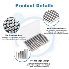 50Pcs M5 x 30mm Dowel Pin 304 Stainless Steel Cylindrical Dowel Pins Shelves …