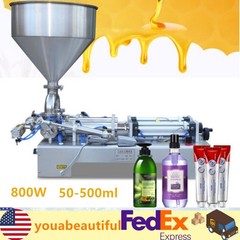 Liquid Paste Filling Machine Pneumatic Bottle Piston Filler 1-30 bottles/min USA