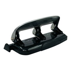 Bostitch 3-Hole Punch Metal 20 Sheets Silver/Black