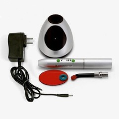 Dental LED Curing Light Cordless 1 Second Cure Light Lamp Metal Head 3Modes