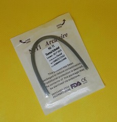 50 Packs Dental Arch Wires Orthodontic Thermal Activated NITI Rectangular Ovoid