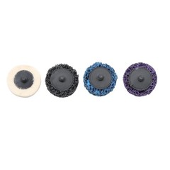 104 Pcs 2″ Roll Lock Sanding Discs Die Grinder Quick Change Discs w/ 1/4″ Holder